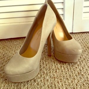 Jessica Simpson Gray Heels